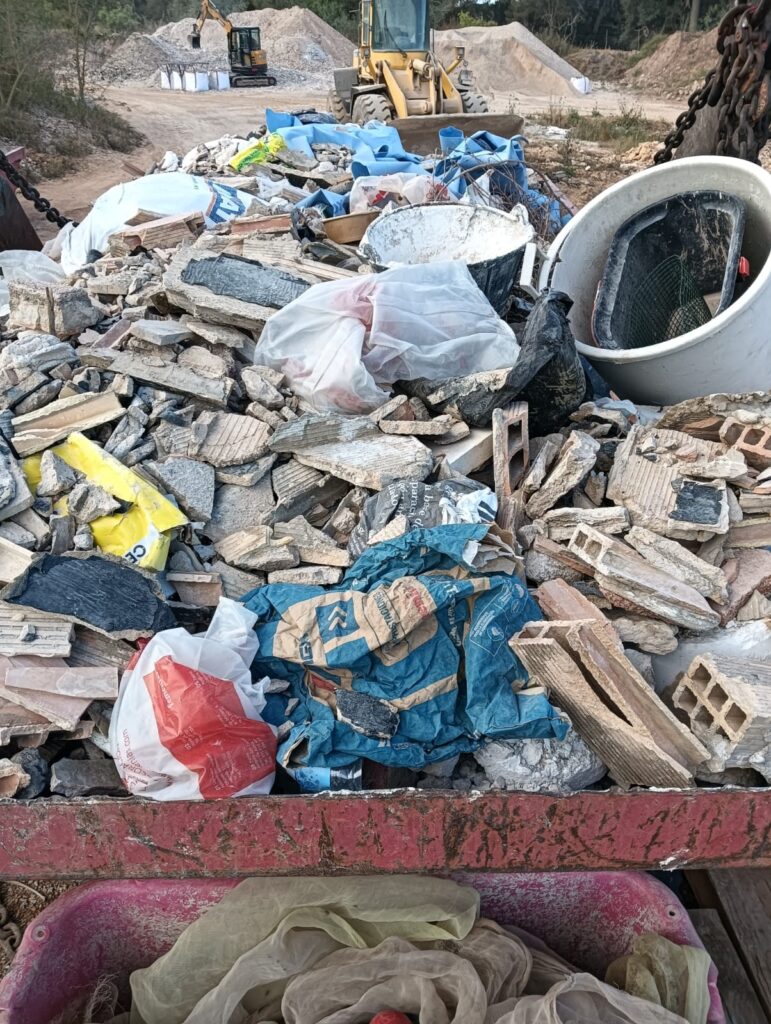 Escombros mezclados